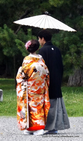 Japanese Couple in Kyoto